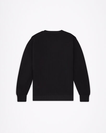 Embroidered Star Chevron Crew Neck Pullover Converse Black, Back View