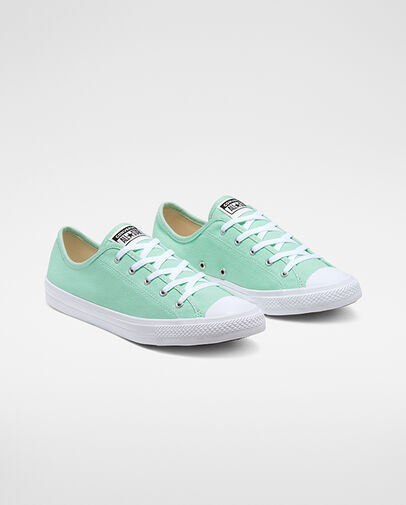 Chuck Taylor All Star Dainty Menthe oc&eacute;an/Blanc/Blanc, Angled View