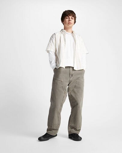 Chuck Taylor All Star Black Monochrome, On Foot Shot 1