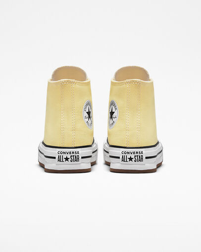 Chuck Taylor All Star Lift Platform Soft Sunshine/Wei&szlig;/Schwarz, Heel View