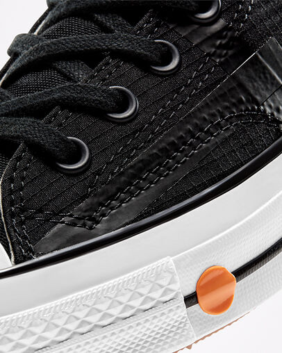Converse x ROKIT Chuck 70 Black/White/Black, Detail Angle View