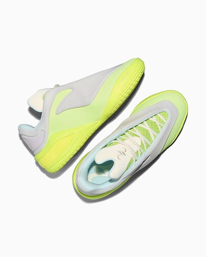 SHAI 001 Lace Up Lime, Angled View
