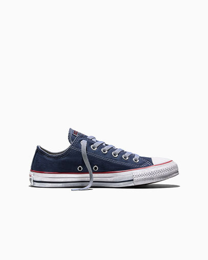 Chuck Taylor All Star Dip Dye Wide Width Ensign Blue Dyed, Outer Side View