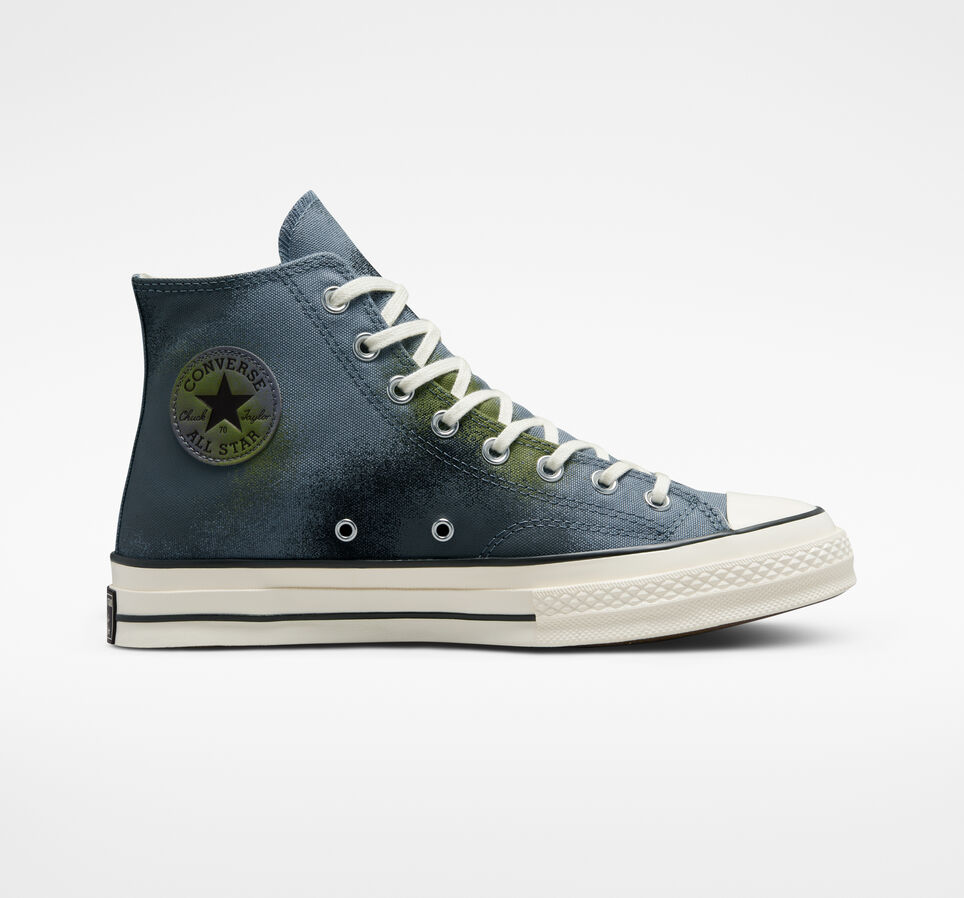 Converse Chuck 70 Spray Paint Lunar Grey/ Cyber Grey/ Grassy - A03433C