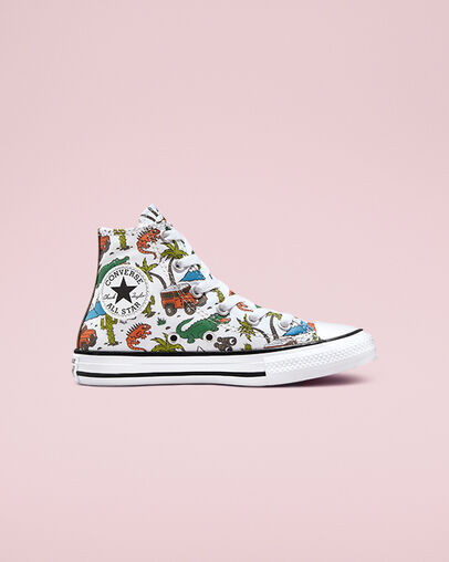 Chuck Taylor All Star Desert Explorer White/Engine Smoke/Green, Outer Side View