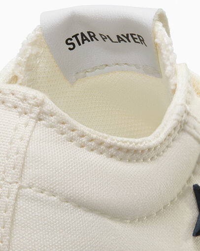 Star Player 76 Easy-On Vintage White/Black/Egret, Detail Angle View