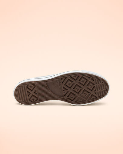 Converse Colors Platform Chuck Taylor All Star Wolf Grey/White/Black, Outsole View