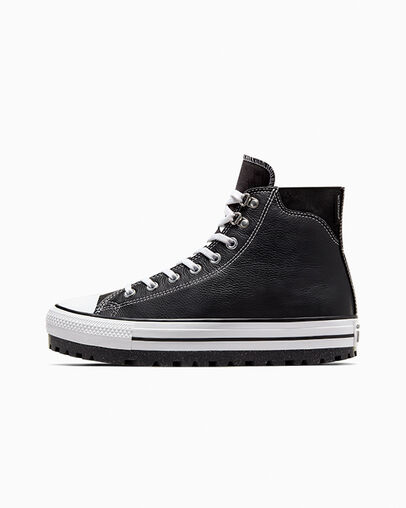 Chuck Taylor All Star City Trek Waterproof Boot Black/White/Silver, Inner Side View