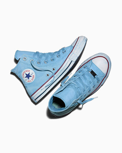 Chuck Taylor All Star Patriotic Country Light Blue Dyed, Angled View