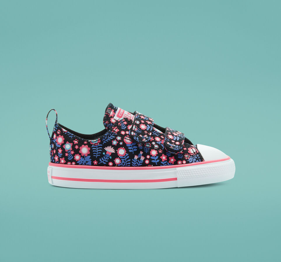 Chuck Taylor All Star Easy-On Ditsy Floral Black/Bold Pink