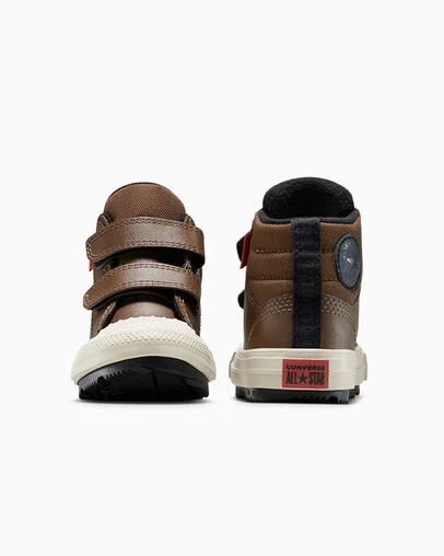 Chuck Taylor All Star Berkshire Boot Easy On Grounded/Black/Light Dune, Heel View