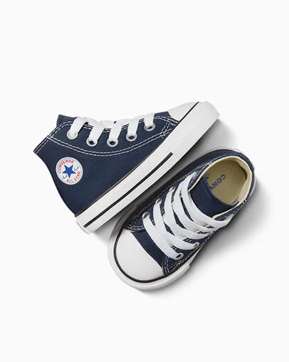 Chuck Taylor All Star Canvas Navy, Angled View