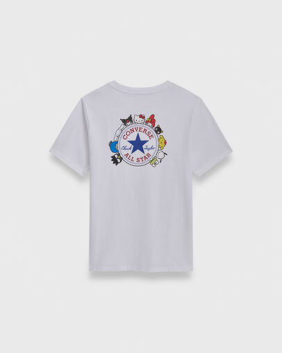 Converse x Hello Kitty And Friends Chuck Taylor Patch T-Shirt White 10A, Back View