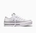 Chuck Taylor All Star Platform Clean Leather Blanco/Negro/Blanco