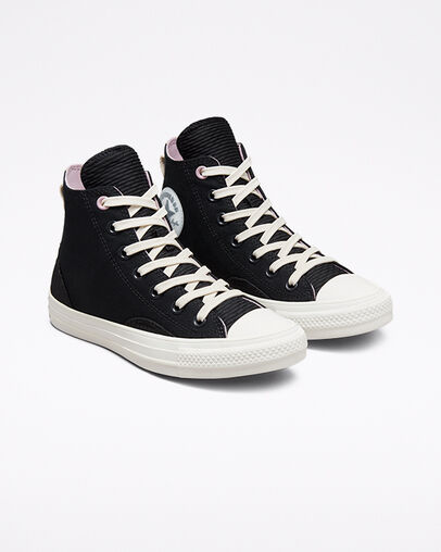 Chuck Taylor All Star Future Utility Black/Almost Black, Angled View