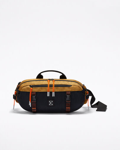 Counter Climate Sling Pack Black/Wheat, Front View