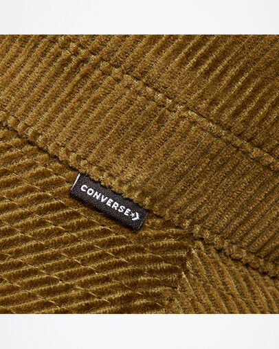 Novelty Bucket Hat Dark Moss, Back View