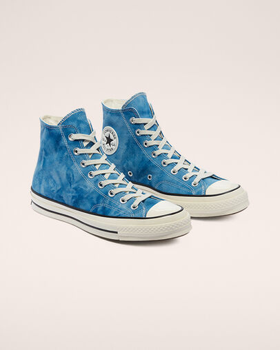 Chuck 70 Summer Daze Aegean Storm/Egret/Black, Angled View