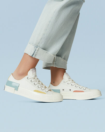 Chuck 70 Color Pop Blanc vintage/&Eacute;cru/Douceur aloe vera, On Foot Shot 1