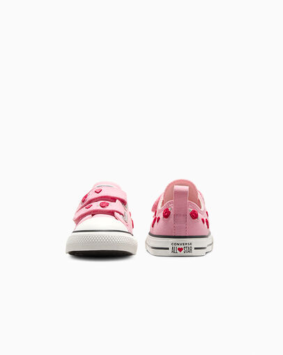 Chuck Taylor All Star Valentine's Day Easy On Lt Jellyfish Jitter/Red/Egret, Heel View