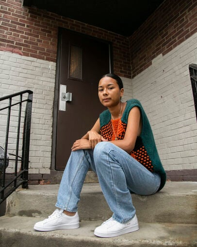 Pro Leather White/White/White, Detail Angle View