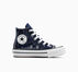 Chuck Taylor All Star EVA Lift Platform Glitter Navy/White/Egret