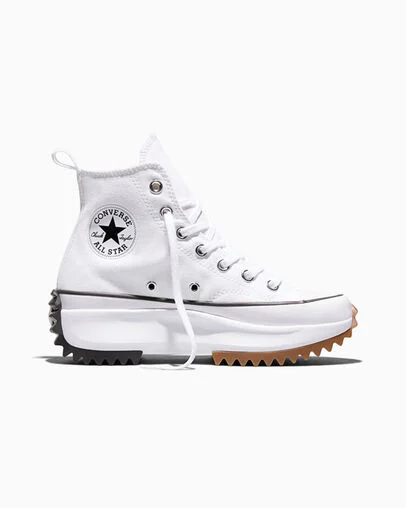 Run Star Hike Platform Canvas White/Black/Gum, Outer Side View