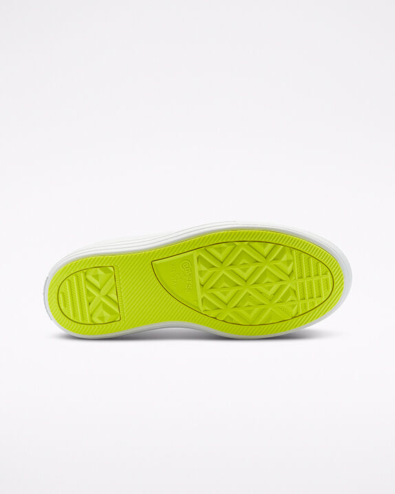 converse white chuck taylor all star move hi sneakers