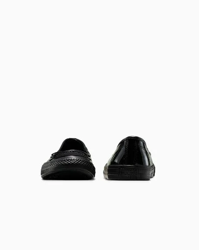 Chuck Taylor All Star Dainty Ballerina Slip On Black/Egret/Black, Heel View