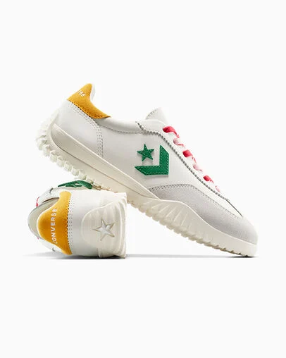 Run Star Trainer Color Pop Vintage White/Green/Yellow/Red, Detail Angle View