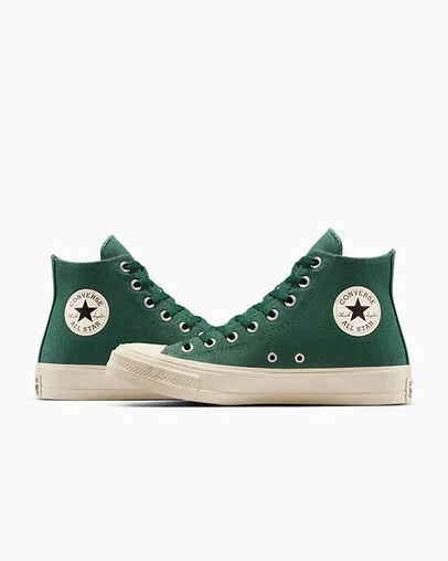 Chuck Taylor All Star Heavyweight Canvas Branch Out/Natural Ivory/Black, Detail Angle View