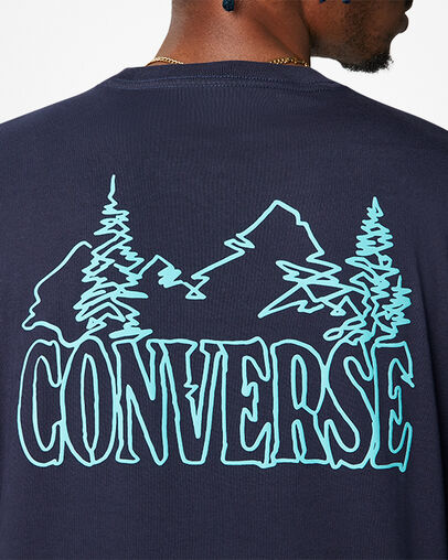 Counter Climate Long Sleeve T-Shirt Obsidian, Detail View