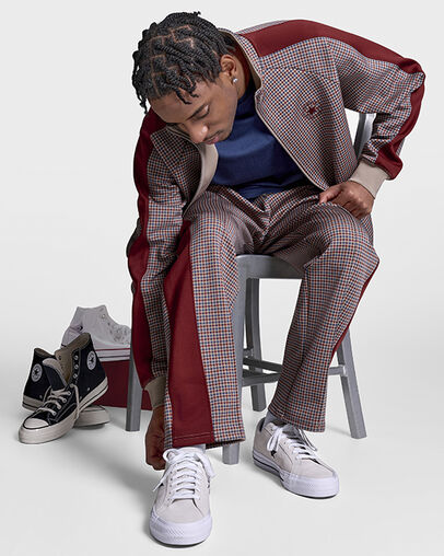 Retro Chuck Taylor Checkered Jacket Rottin Apple Multi