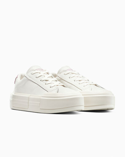 Converse Cruise Leather Cliffside Rose/Vintage White, Top and Side View