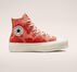 Chuck Taylor All Star Lift Platform Tonal Embroidery Bright Madder/Mantra Orange