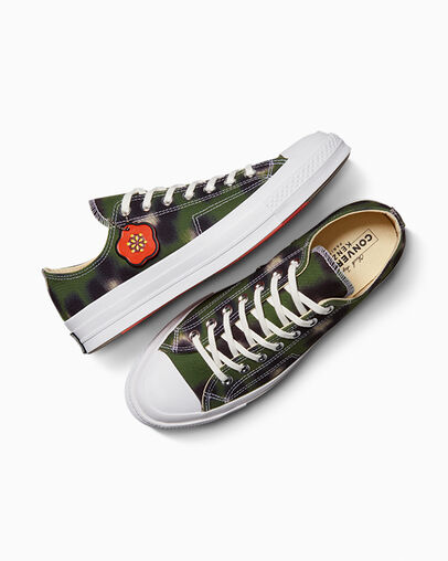 Converse x Kenzo Chuck 70 Cypress/Black/White, Angled View