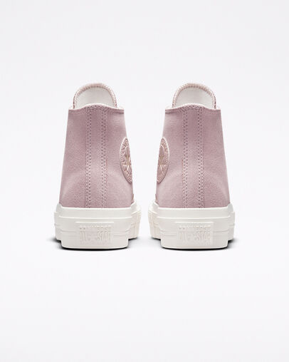 Chuck Taylor All Star Lift Platform Earthy Neutrals Mauve pierre/Aigrette/Aigrette, Heel View