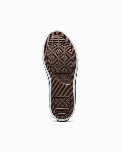 Chuck Taylor All Star Flocked Leopard Print Frozen Acai/White/Black, Outsole View