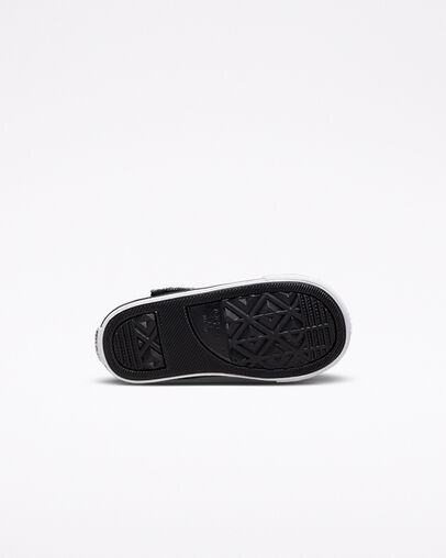 Chuck Taylor All Star Easy-On Glitter Black/Lt Armory Blue/White, Outsole View