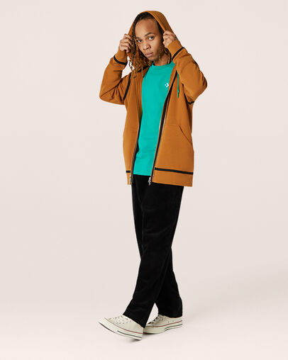 Utility Fleece Full-Zip Hoodie Dark Soba Multi