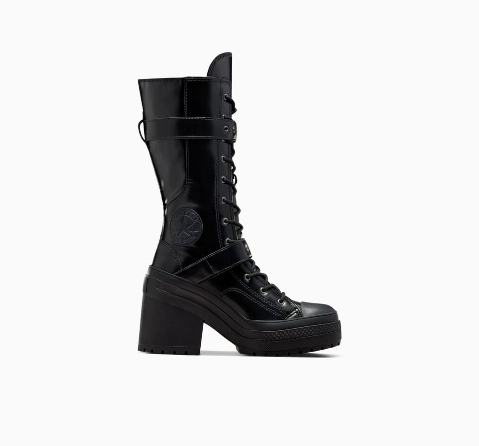 Chuck 70 De Luxe XXHi Leather Negro/Negro/Negro