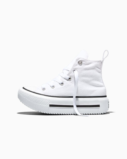 Chuck Taylor All Star Lift Double Stack Platform White/Black/Egret, Inner Side View