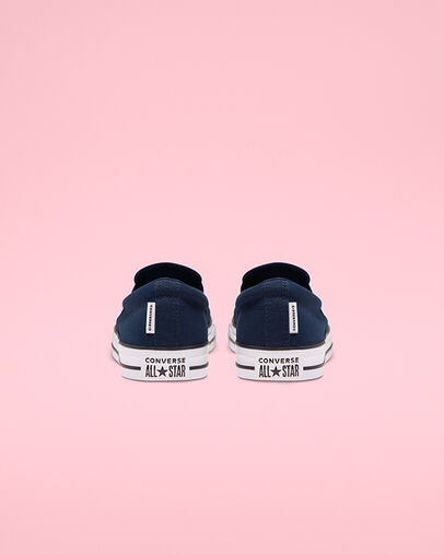 Chuck Taylor All Star Slip unisexe Obsidienne/Blanc/Noir, Heel View