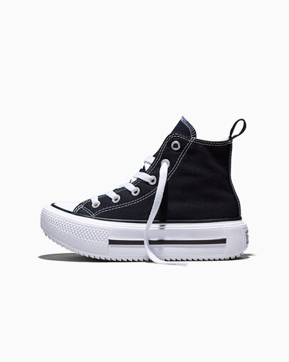 Chuck Taylor All Star Lift Double Stack Platform Black/White/Egret, Inner Side View