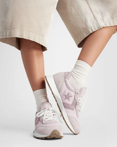 Converse Omega Trainer Pastel Summit Pink/Barely Grape, Reflective View