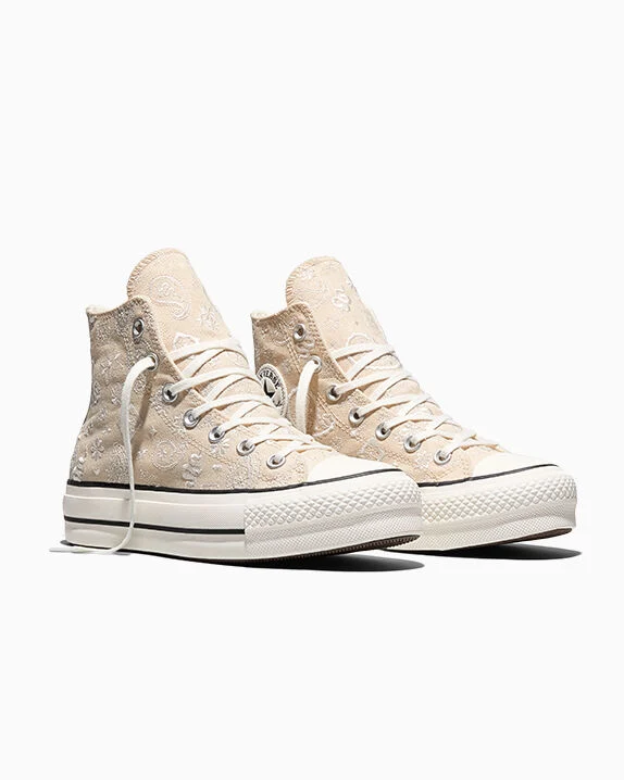 Chuck Taylor All Star Lift Platform Paisley Pop Natural Ivory/Egret/Black
