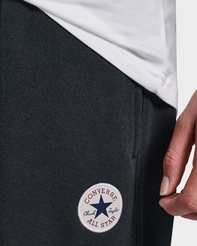 Chuck Taylor All Star Patch Joggers Black, Detail View