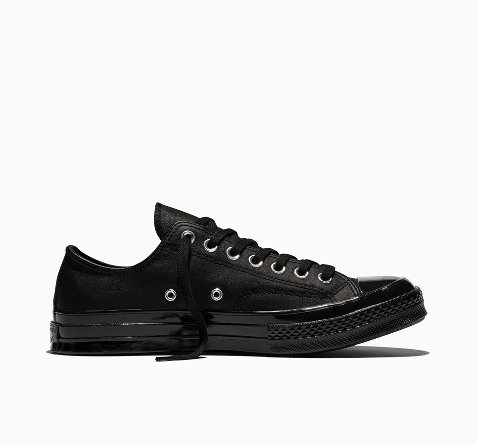 Chuck 70 Leather Black/Black/Black