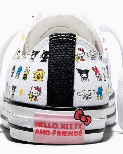 Converse x Hello Kitty And Friends Chuck Taylor All Star BFFS White/Black/Pink, Detail Angle View