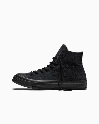 Chuck 70 GORE-TEX Hairy Suede Black/Black/Black, Inner Side View